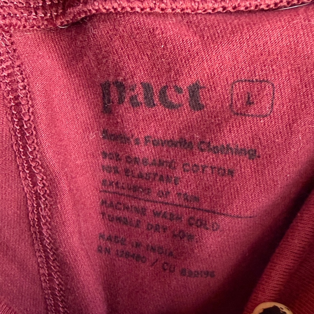 Pact organic cotton High-Waisted Leggings - Picture 2 of 4